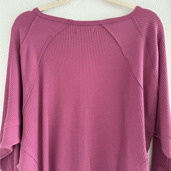 NWT Free People Movement Santa Clara Thermal Long Sleeve Tee - Picture 10 of 13